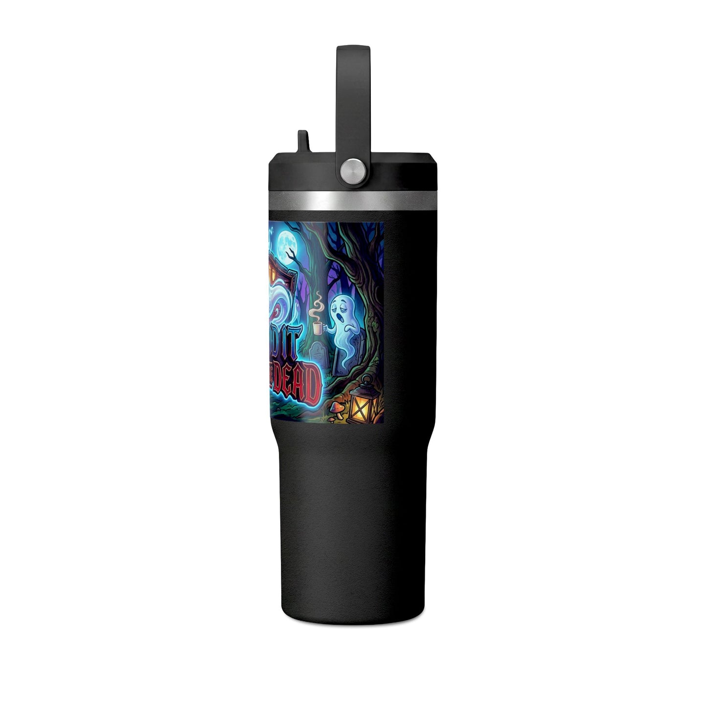 Nomad Tumbler - "Someone Wakes the Dead" 32oz Ghost Halloween Travel Tumbler