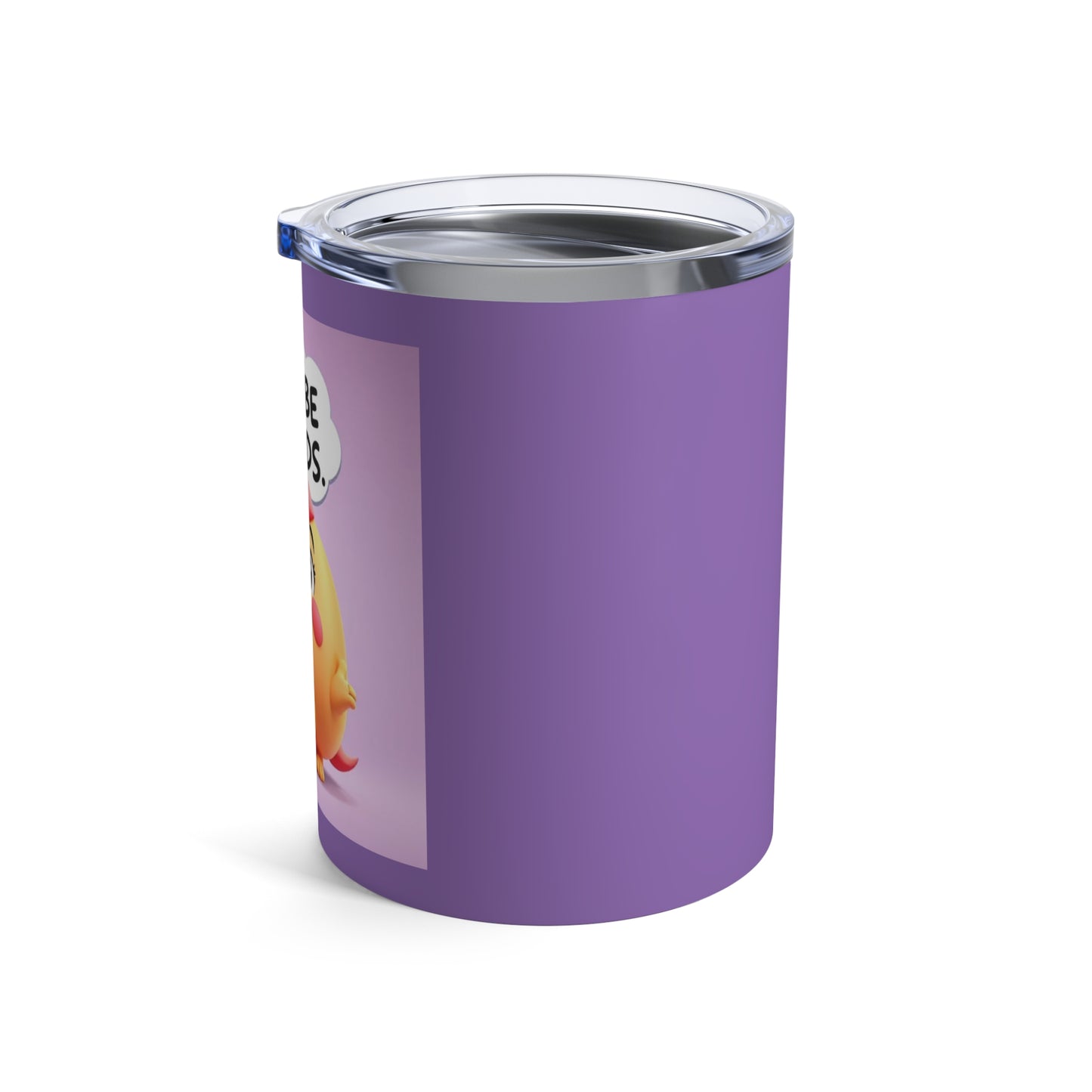 Cute Let's Be Friends Tumbler, Quirky Drinkware, Friendship Gift, Kids Party Favor, Purple Travel Mug, Fun Beverage Container