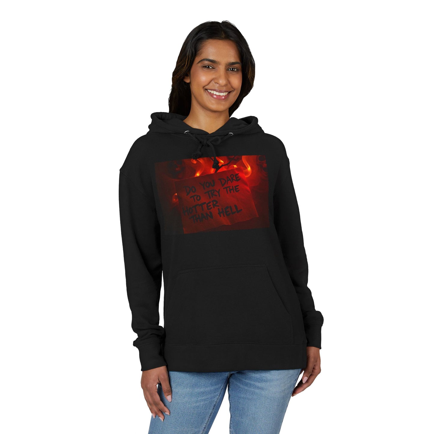 DO YOU DARE?! Unisex French Terry Hoodie with Bold Statement Design, Cozy Graphic Sweatshirt, Perfect for Casual Outings, Gifts for Friends, Fall [...]