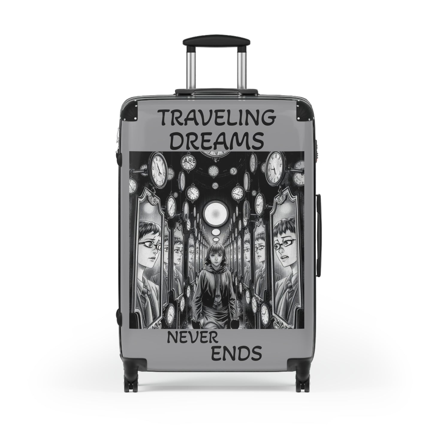 Travel Dreams Suitcase - Adventure Gear for Wanderlusters, Perfect for Vacations, Trips, Gift for Travelers, Travel Accessories