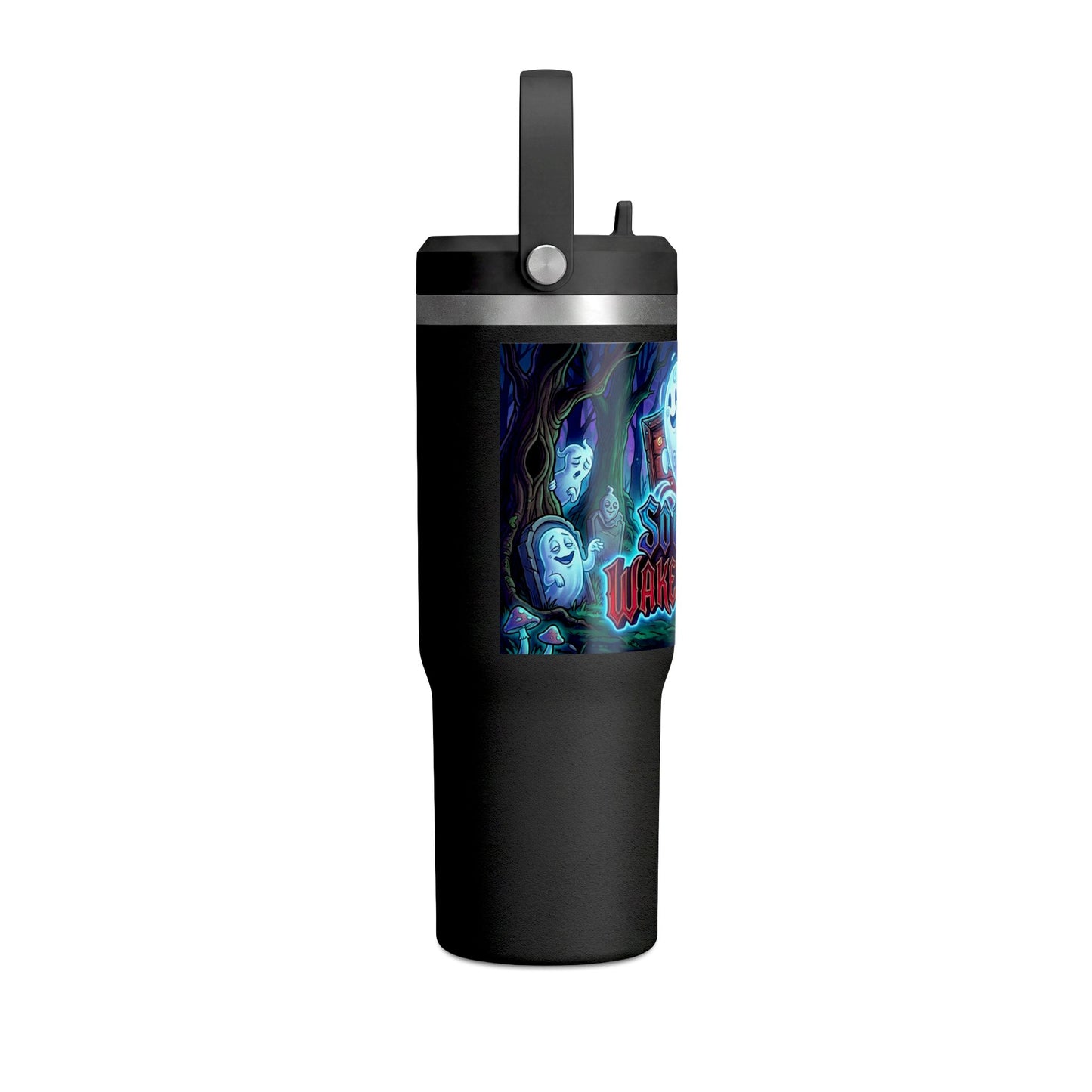 Nomad Tumbler - "Someone Wakes the Dead" 32oz Ghost Halloween Travel Tumbler