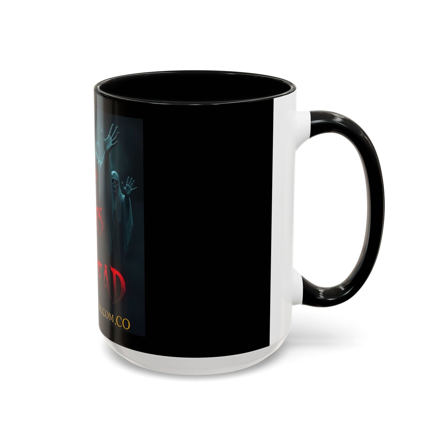 Spooky Halloween Coffee Mug, Ghostly Design, Perfect for Haunted Houses, Collectibles, Gift for Halloween Party, Decorative Drinkware