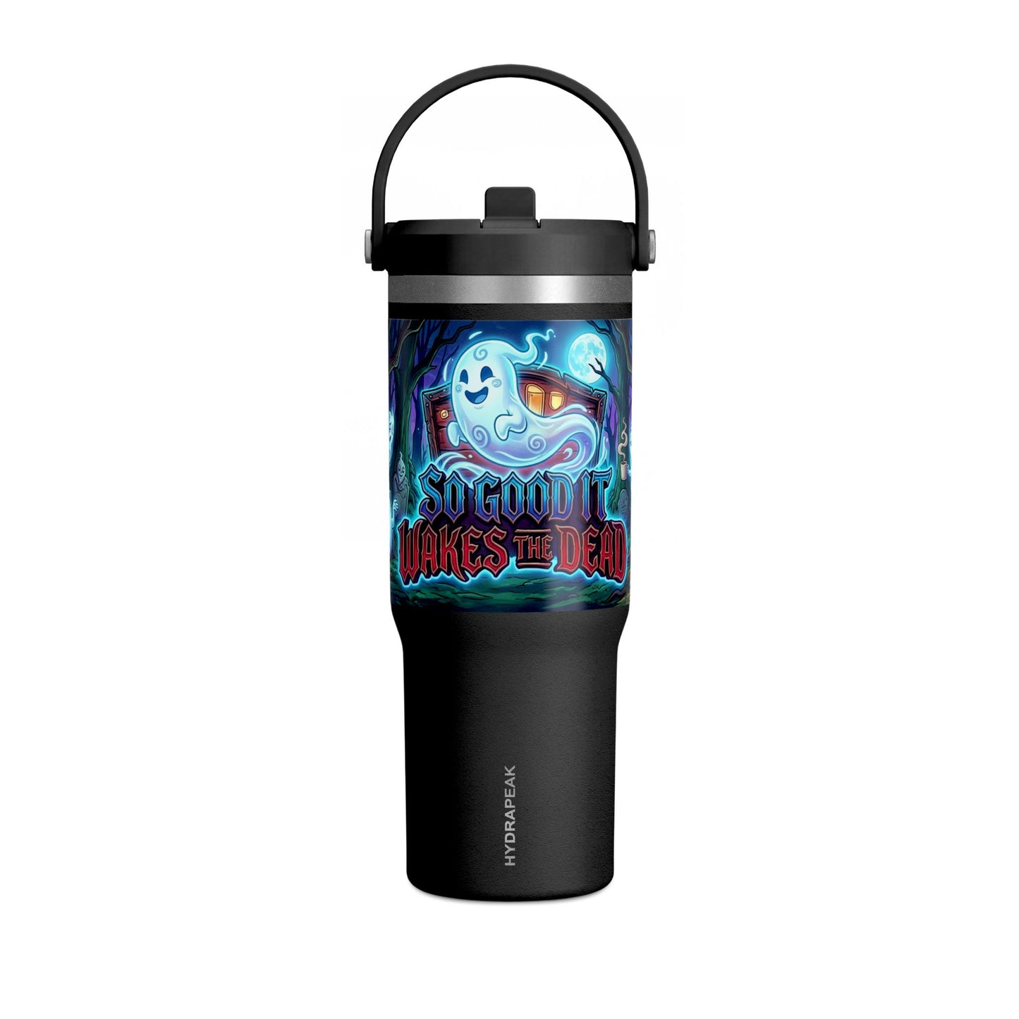 Nomad Tumbler - "Someone Wakes the Dead" 32oz Ghost Halloween Travel Tumbler