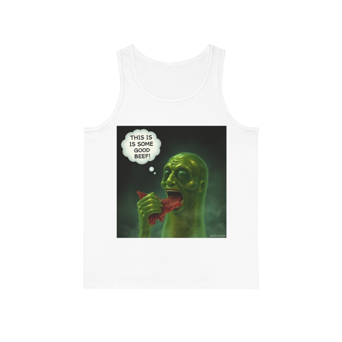 Alien Humor Tank Top - Quirky Graphic Tee for Fun Events, Casual Wear, Gift Idea, Summer Style, Geeky Apparel