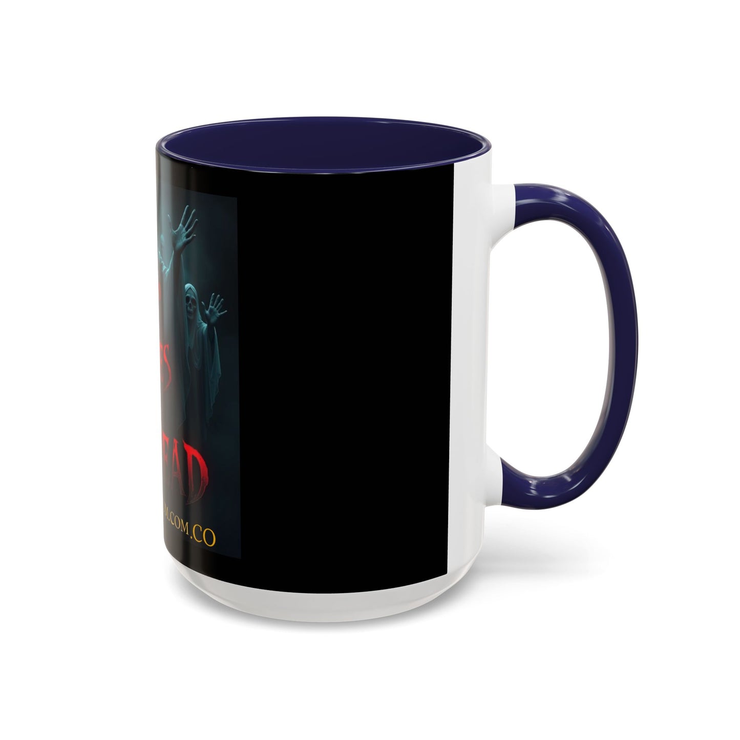Spooky Halloween Coffee Mug, Ghostly Design, Perfect for Haunted Houses, Collectibles, Gift for Halloween Party, Decorative Drinkware