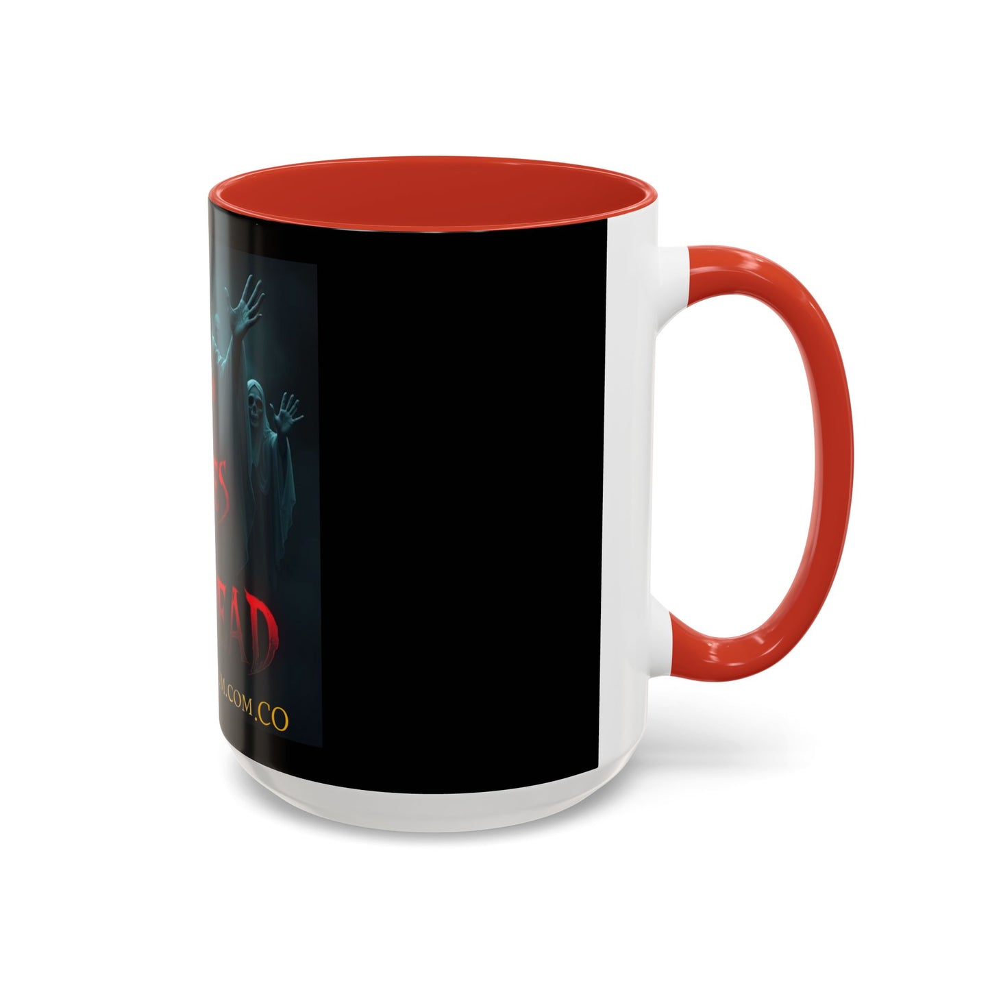 Spooky Halloween Coffee Mug, Ghostly Design, Perfect for Haunted Houses, Collectibles, Gift for Halloween Party, Decorative Drinkware