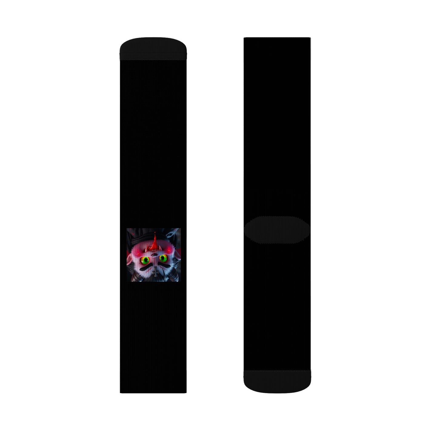 Colorful Cat Design Socks, Fun Unique Socks, Gift for Cat Lovers, Sublimation Crew Socks, Casual Everyday Wear