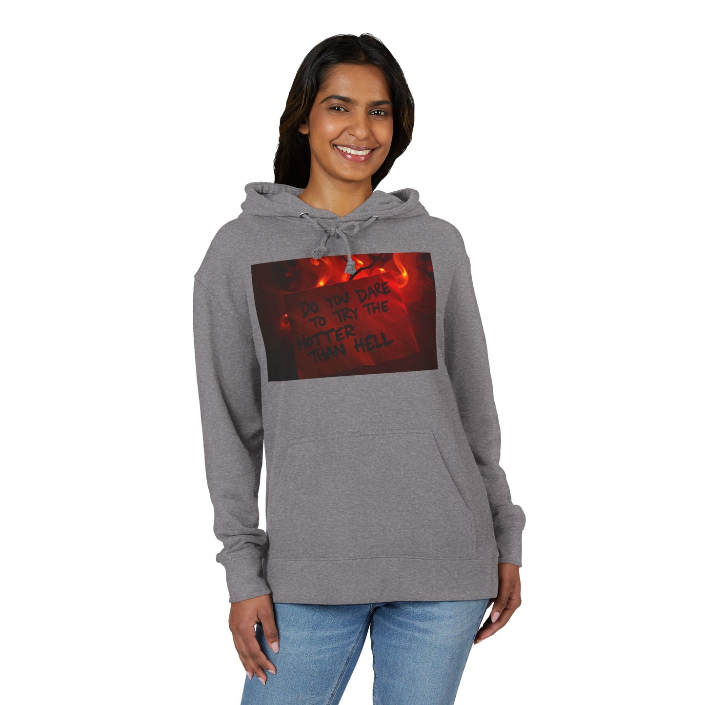 DO YOU DARE?! Unisex French Terry Hoodie with Bold Statement Design, Cozy Graphic Sweatshirt, Perfect for Casual Outings, Gifts for Friends, Fall [...]