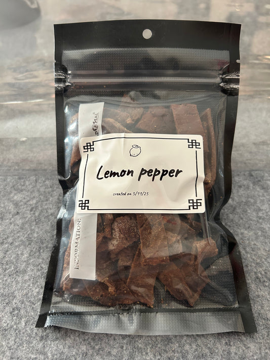 Lemon Pepper Beef Jerky