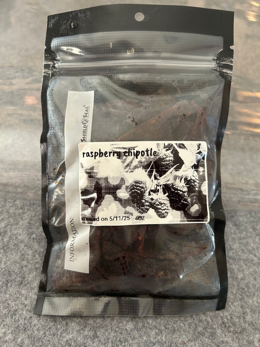 Raspberry Chipotle Beef Jerky
