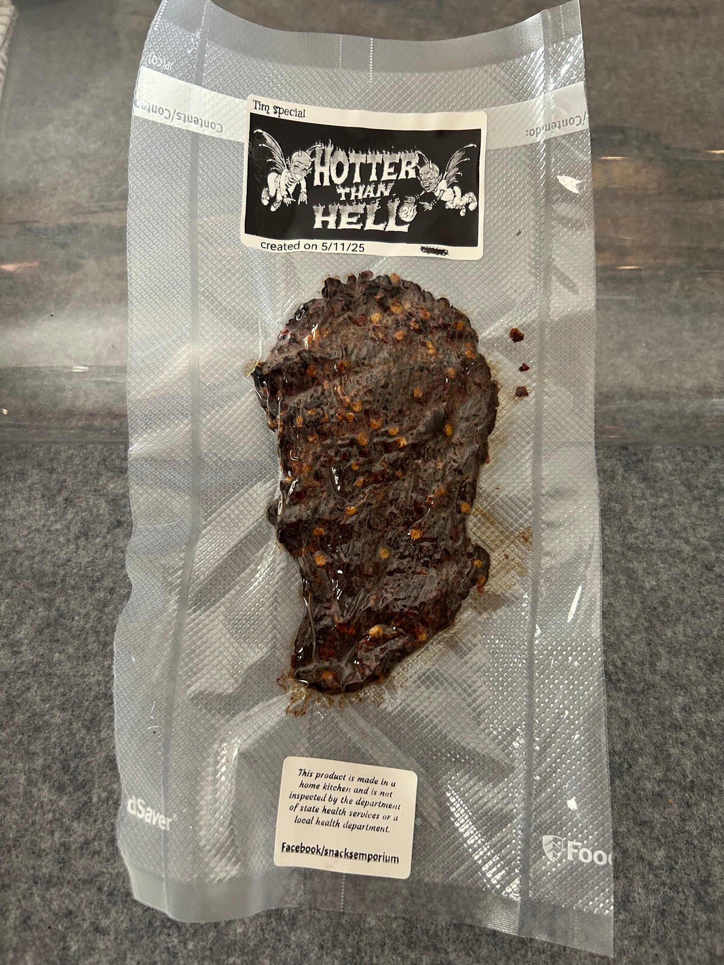 Hotter Than Hell Beef Jerky