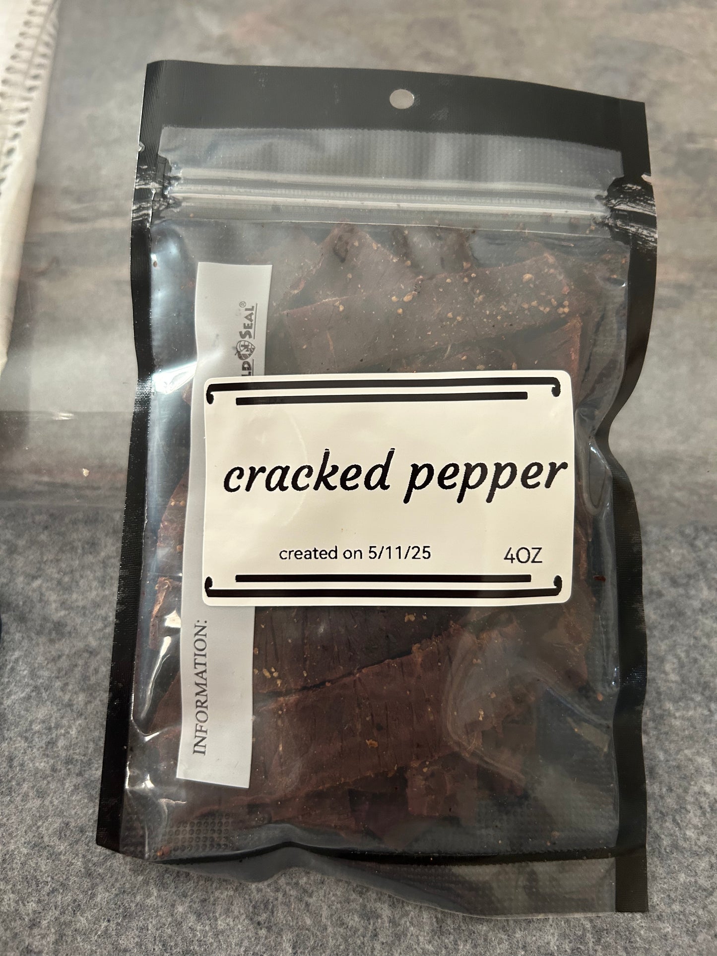 Cracked Pepper Beef Jerky
